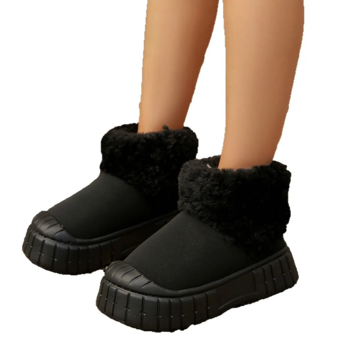2025 зимние зимние ботинки для женщин, теплые плюшевые ботильоны, нескользящая обувь на плоской подошве для девочек, лаконичная уличная плюшевая обувь 
2025 зимние зимние ботинки для женщин, теплые плюшевые ботильоны, нескользящая обувь на плоской подошве для девочек, лаконичная уличная плюшевая обувь