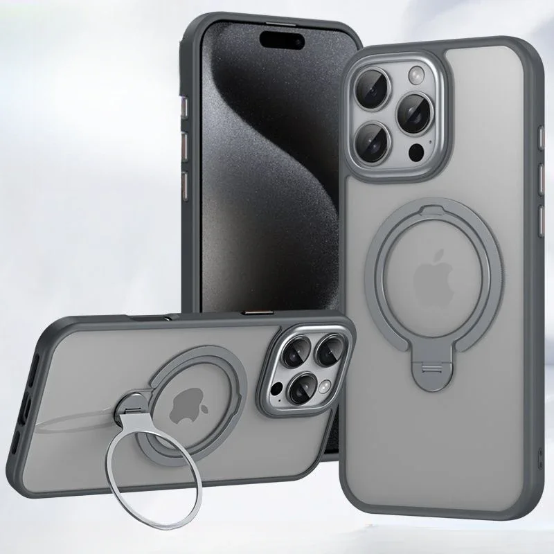 Apple 16/15/pro/max mobile phone case transparent rotating multi-function double ring magnetic stand protective case
Apple 16/15/pro/max mobile phone case transparent rotating multi-function double ring magnetic stand protective case