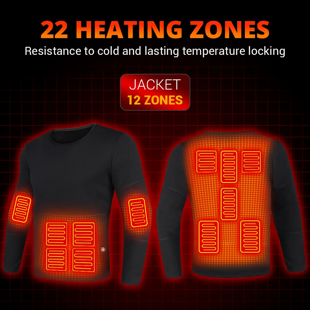 Women Electric Heated Underwear Tops Self Heating Warm Underwear USB Heating Thermal Shirt For Hunting Skiing Heating Underwear
Women Electric Heated Underwear Tops Self Heating Warm Underwear USB Heating Thermal Shirt For Hunting Skiing Heating Underwear
