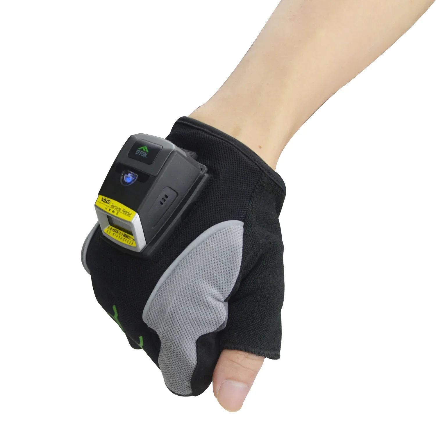 High Speed Glove Barcode Scanner Warehouse Wireless Bluetooth With ring Finger Trigger MS02
High Speed Glove Barcode Scanner Warehouse Wireless Bluetooth With ring Finger Trigger MS02