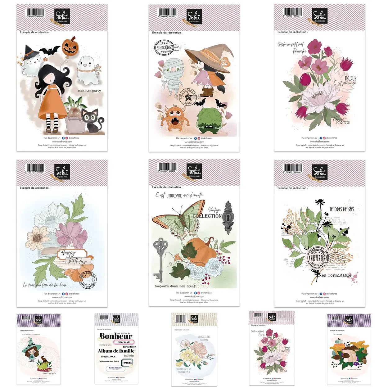 French Halloween & Floral Clear Silicone Stamp, Ghost Witch/Vintage Flowers with French Quotes for Scrapbooking Clear Stamps
French Halloween & Floral Clear Silicone Stamp, Ghost Witch/Vintage Flowers with French Quotes for Scrapbooking Clear Stamps