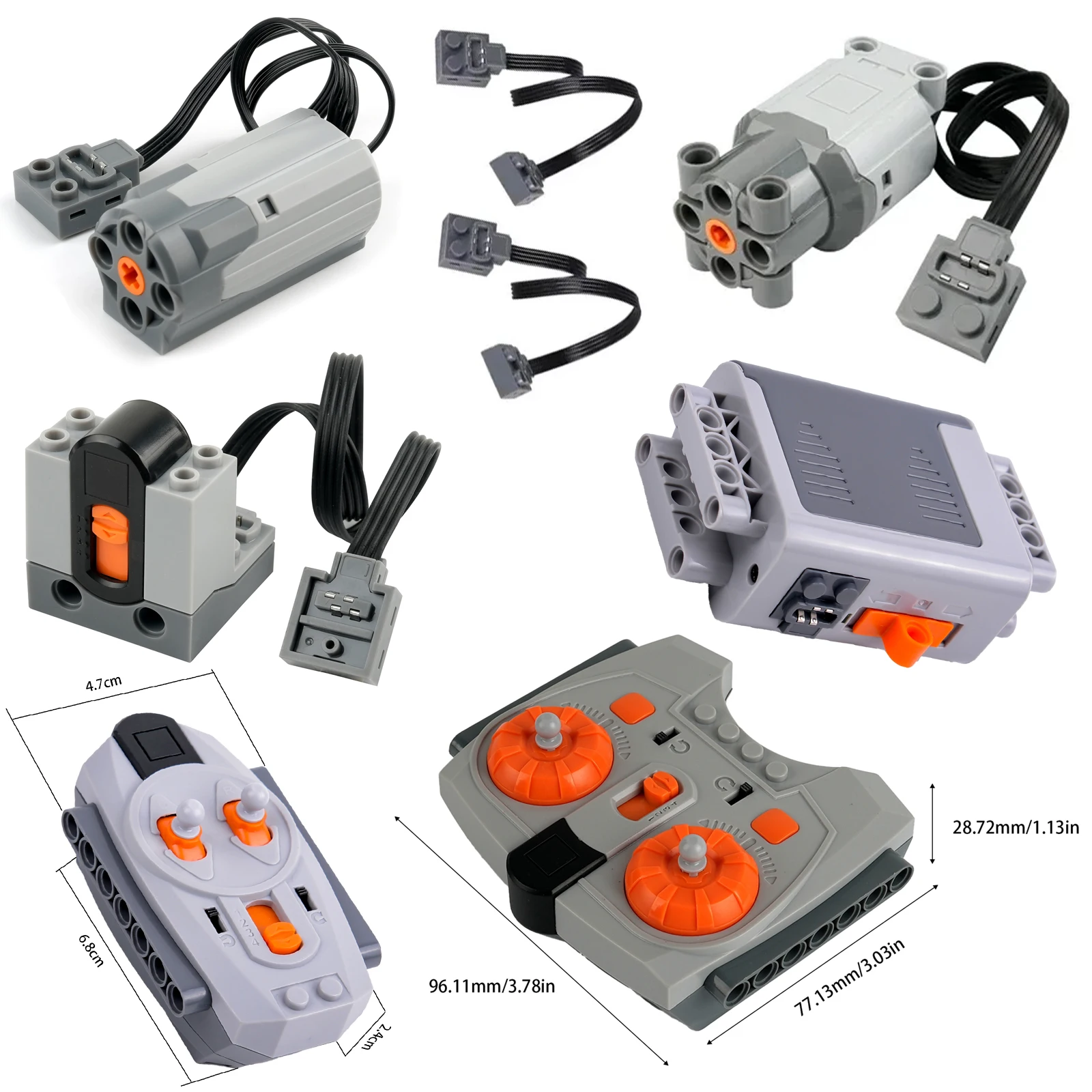M/L Motor Technology Blocks Parts Power Function Extension Remote Control RC With AA Battery Box For Model Modified Bricks Toys 
M/L Motor Technology Blocks Parts Power Function Extension Remote Control RC With AA Battery Box For Model Modified Bricks Toys