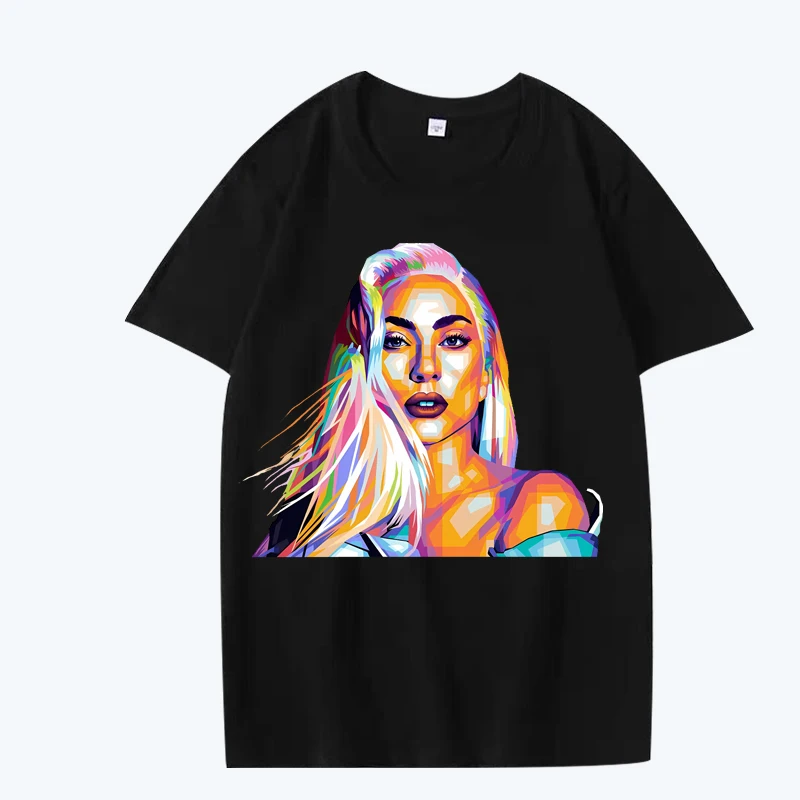 Lady GaGa T Shirt men women Oversized 100% Cotton streetwear Hot sale short sleeve Rapper Summer print Unisex plus size tops
Lady GaGa T Shirt men women Oversized 100% Cotton streetwear Hot sale short sleeve Rapper Summer print Unisex plus size tops