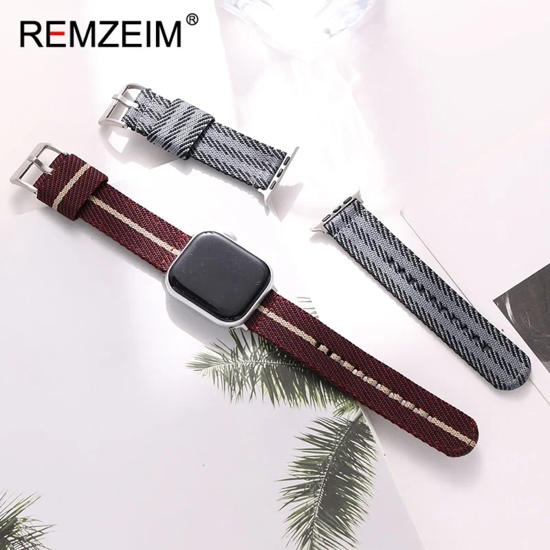 Nylon Watch Strap for Apple Watch Band Ultra-2 49mm 44mm 40mm 45mm 41mm Sport Bracelet Iwatch Strap Series 10 9 8 Se 7 6 5 4 3
Nylon Watch Strap for Apple Watch Band Ultra-2 49mm 44mm 40mm 45mm 41mm Sport Bracelet Iwatch Strap Series 10 9 8 Se 7 6 5 4 3