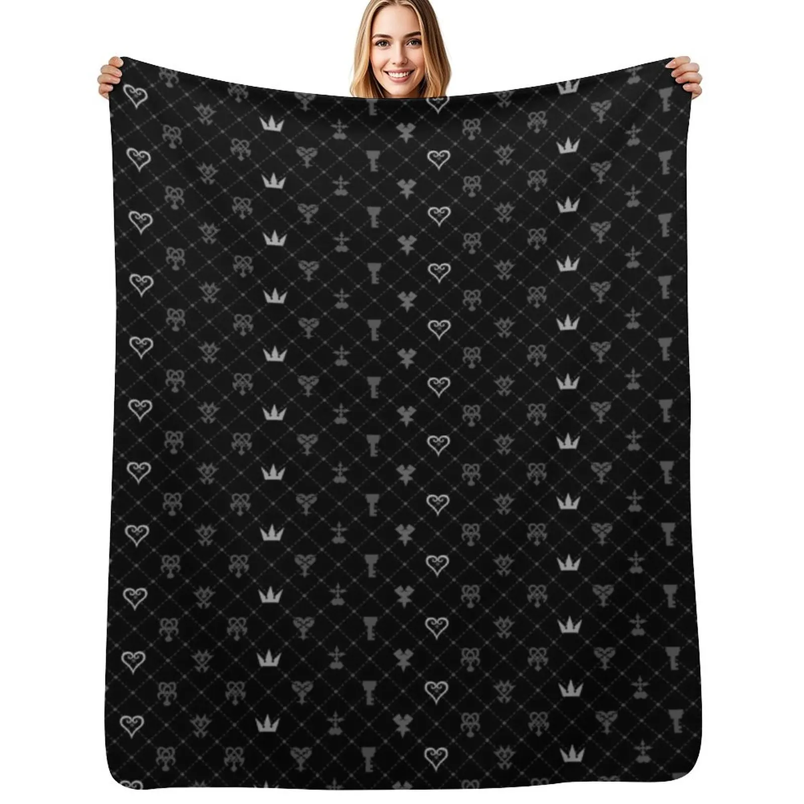 KH Pattern Throw Blanket Blankets For Bed Picnic Flannel for babies Blankets
KH Pattern Throw Blanket Blankets For Bed Picnic Flannel for babies Blankets