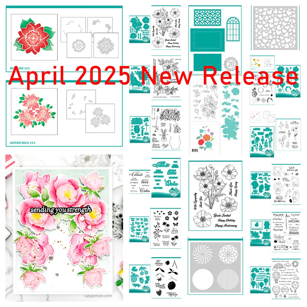Spring Clusters Essential Greetings Craft Dies Stamp Stencil Master Layouts Roses Flowers Peony Die DIY Cards Scrapbooking Gift
Spring Clusters Essential Greetings Craft Dies Stamp Stencil Master Layouts Roses Flowers Peony Die DIY Cards Scrapbooking Gift