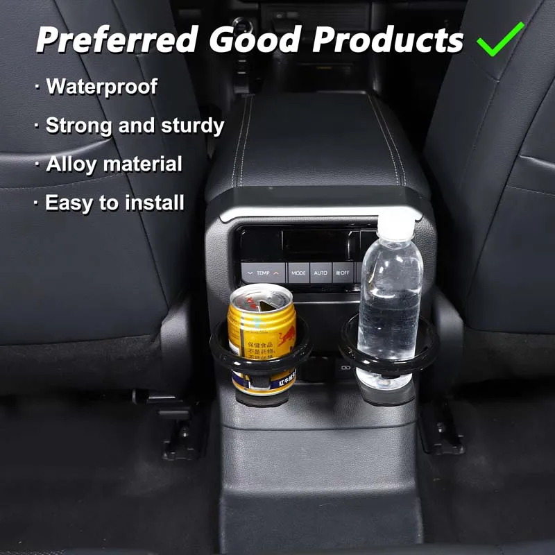 For Toyota Land Cruiser Prado 250 LC250 24-25 Carbon Steel Black Car Armfer Box Rear Water Cup Holder Interior Car Accessories
For Toyota Land Cruiser Prado 250 LC250 24-25 Carbon Steel Black Car Armfer Box Rear Water Cup Holder Interior Car Accessories