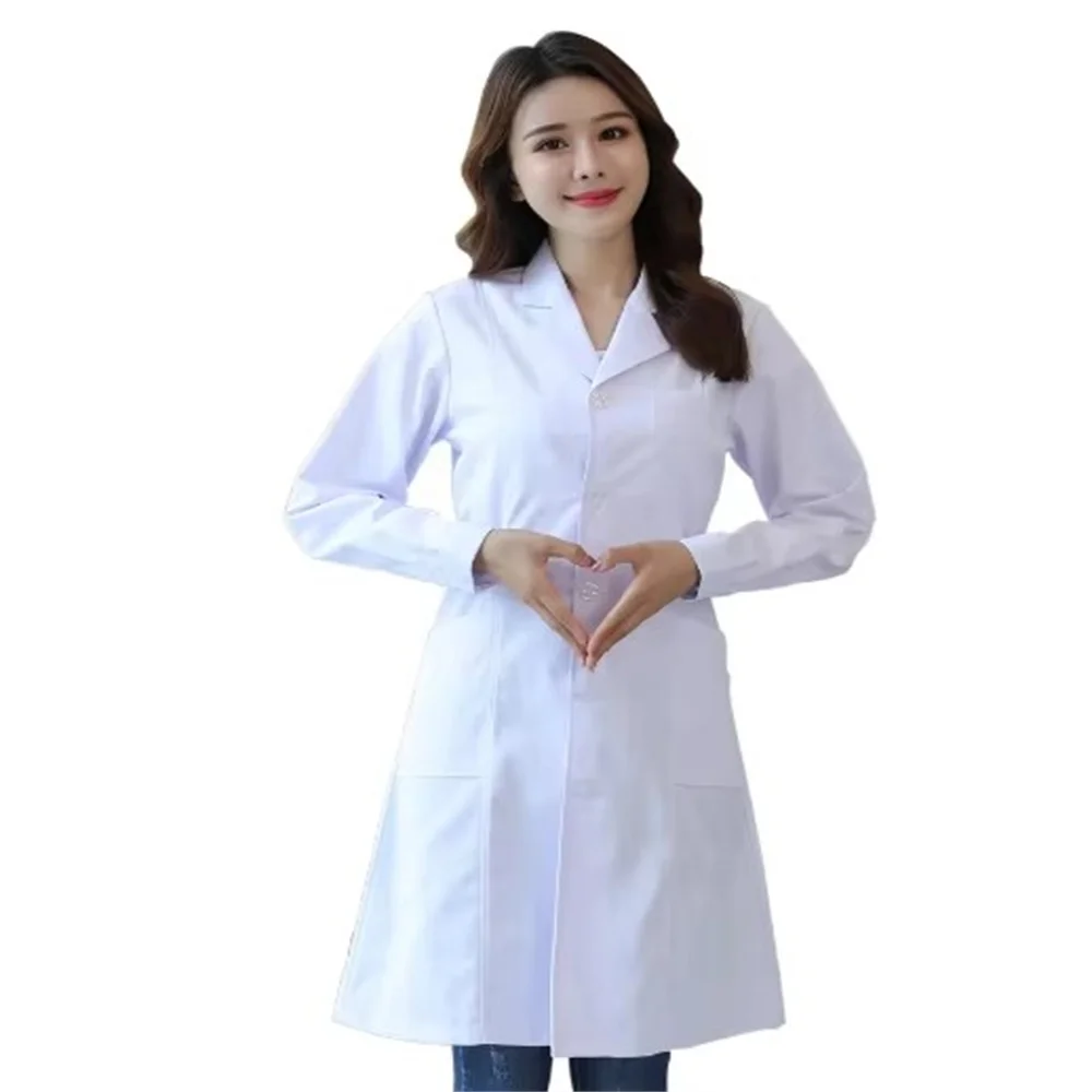 NEW Women's Lab Coat Fashion Medical Uniforms Long Jacket with Side Belts Short Sleeve/long Sleeve Workwear
NEW Women's Lab Coat Fashion Medical Uniforms Long Jacket with Side Belts Short Sleeve/long Sleeve Workwear