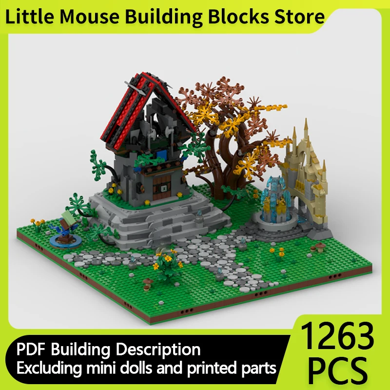 Medieval Castle Model MOC Building Bricks Square Magical Workshop Modular Technology Gifts Holiday Assemble Children Toys Suit
Medieval Castle Model MOC Building Bricks Square Magical Workshop Modular Technology Gifts Holiday Assemble Children Toys Suit