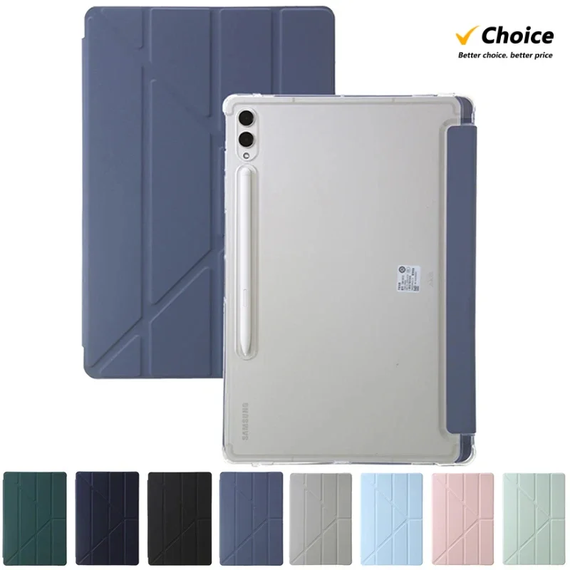 For Samsung Tab S9 FE Case Multi-folding Stand Clear Back Magnetic Smart Shell for Samsung Galaxy Tab S9 FE S9FE 5G Case Cover
For Samsung Tab S9 FE Case Multi-folding Stand Clear Back Magnetic Smart Shell for Samsung Galaxy Tab S9 FE S9FE 5G Case Cover