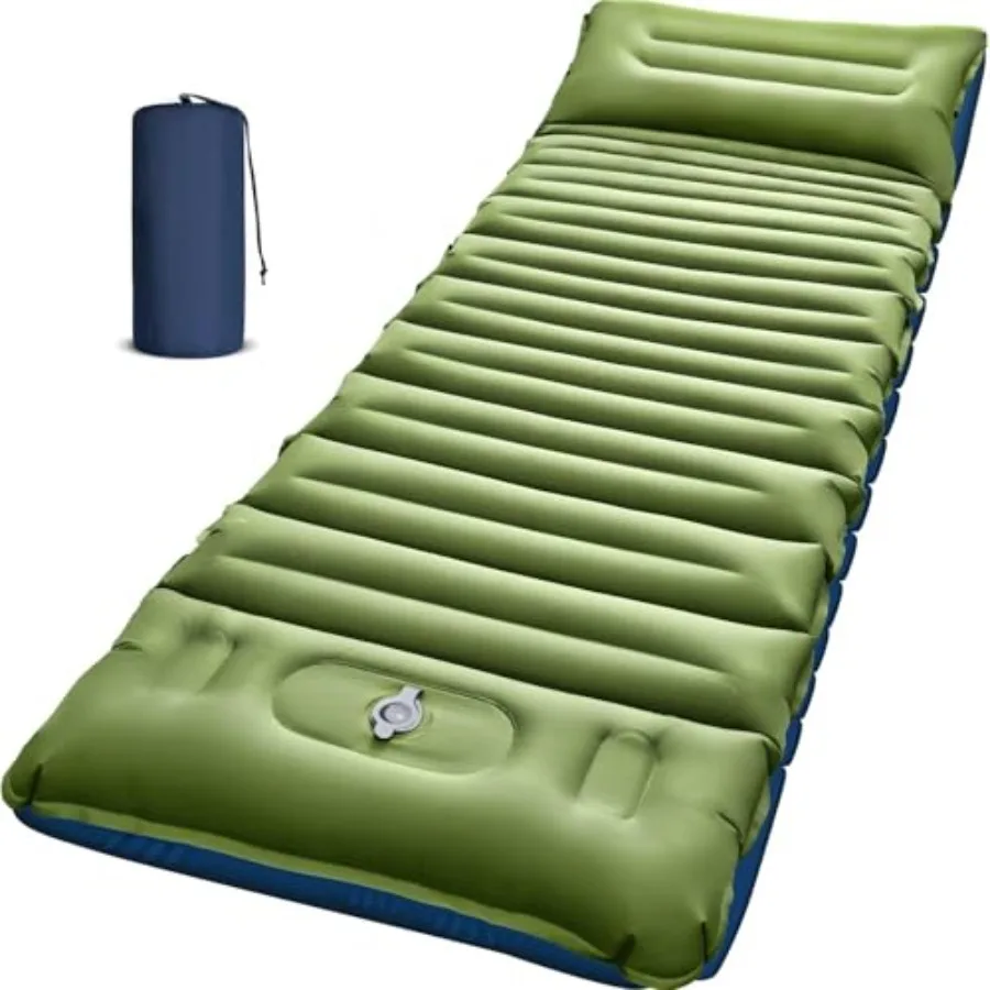 Camping Sleeping Pad Thick 5 Inch Camping Mat with Pillow Built-in Feet Pump Ultralight Inflatable Sleeping Pads for Camping Ba
Camping Sleeping Pad Thick 5 Inch Camping Mat with Pillow Built-in Feet Pump Ultralight Inflatable Sleeping Pads for Camping Ba