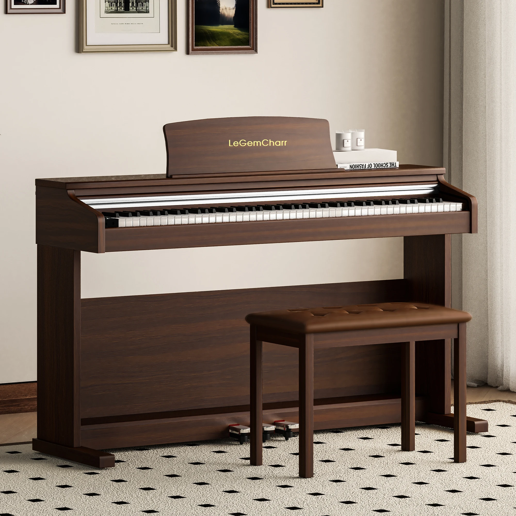 Upright Digital Piano 88 Keys Acoustic Piano Keyboard Piano Professionnel
Upright Digital Piano 88 Keys Acoustic Piano Keyboard Piano Professionnel