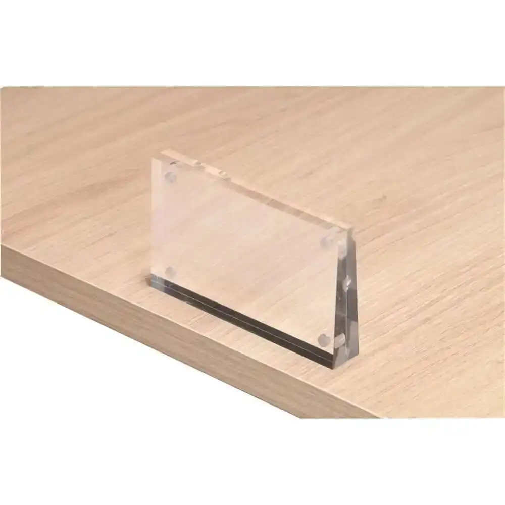 100*60mm Acrylic Magnetic Price Tag Label Holder Stand Declining Desk Sign Info Card Display Picture Photo Frame Name Table Top
100*60mm Acrylic Magnetic Price Tag Label Holder Stand Declining Desk Sign Info Card Display Picture Photo Frame Name Table Top