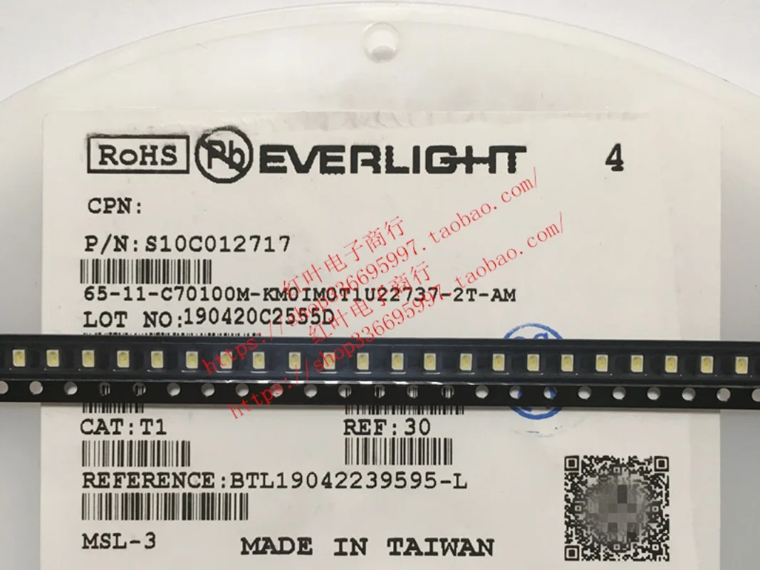 100pcs/ 65-11-C70100M-2T-AM Yiguang Patch 0805 Ceramic Highlight White 2214 LED Lamp Beads for Automobiles
100pcs/ 65-11-C70100M-2T-AM Yiguang Patch 0805 Ceramic Highlight White 2214 LED Lamp Beads for Automobiles