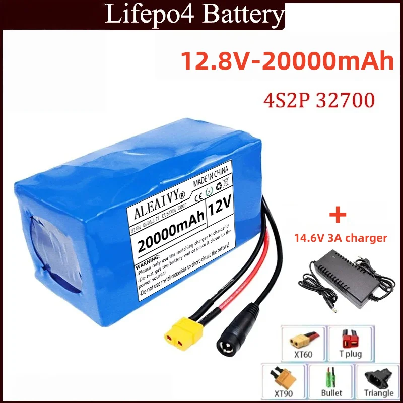12.8V 20Ah Lifepo4 Battery Pack 32700 4S2PSame Charge and Discharge Port with 40A Balanced BMS Sprinkler Device 12V Power Supply
12.8V 20Ah Lifepo4 Battery Pack 32700 4S2PSame Charge and Discharge Port with 40A Balanced BMS Sprinkler Device 12V Power Supply