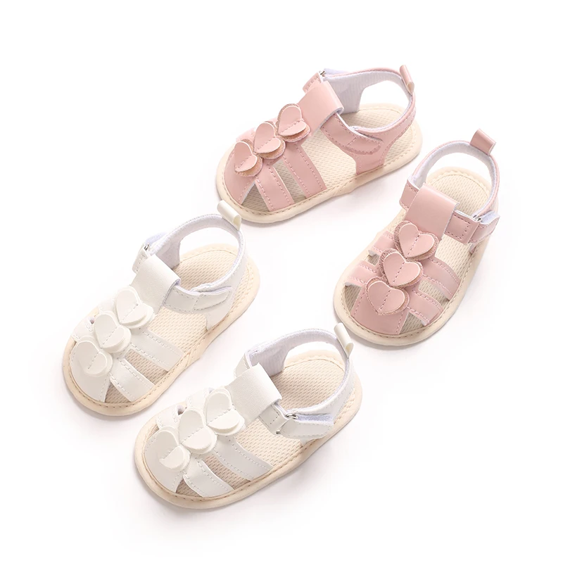 Infant Pre-Walker Shoes 0-18M Baby Girls Heart Decor Sandals, Breathable Closed Toe Soft Sole Casual Footwear
Infant Pre-Walker Shoes 0-18M Baby Girls Heart Decor Sandals, Breathable Closed Toe Soft Sole Casual Footwear