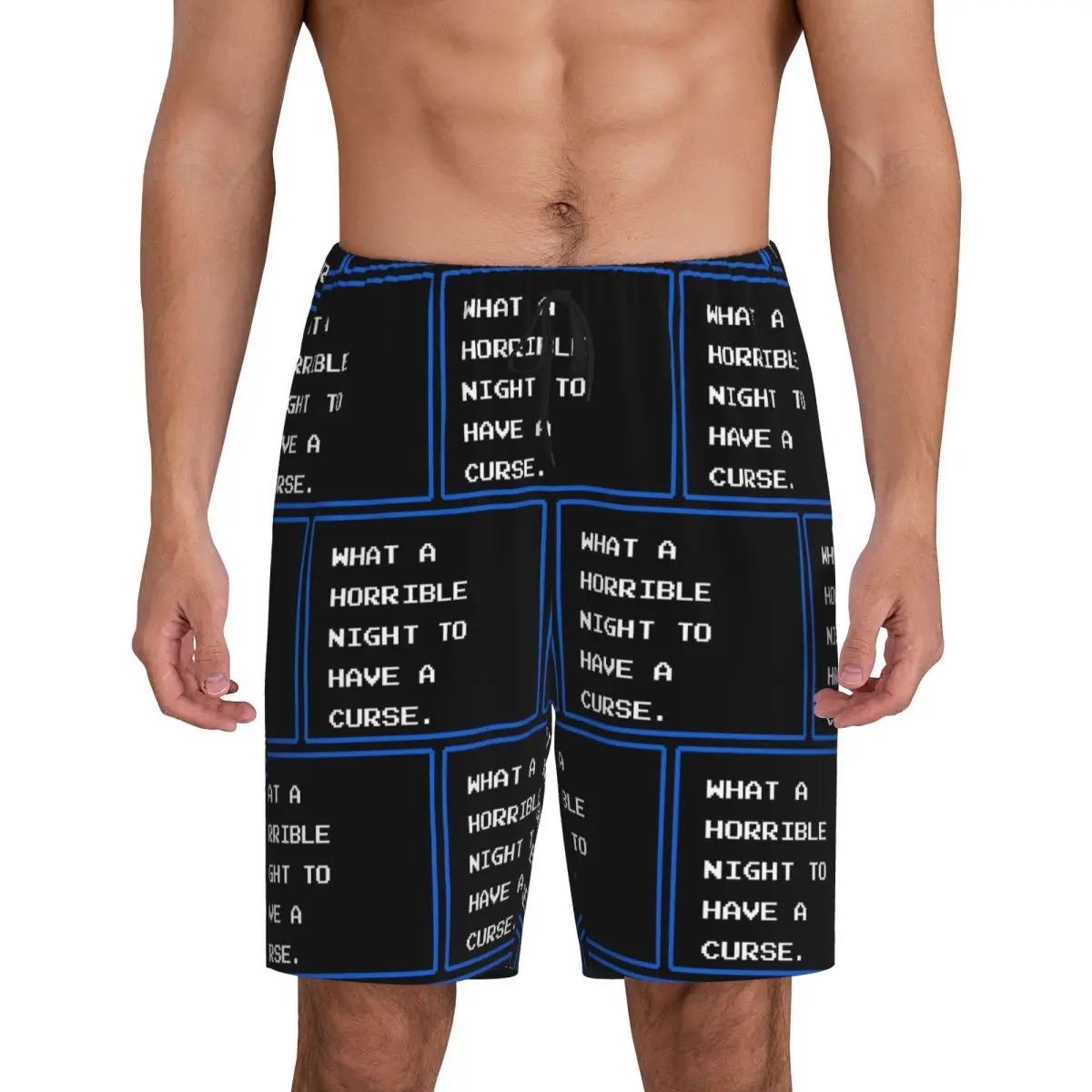 Мужские короткие пижамные шорты для сна по мотивам игры Castlevania: «Какая ужасная ночь, чтобы быть обретенным под проклятием»
Мужские короткие пижамные шорты для сна по мотивам игры Castlevania: «Какая ужасная ночь, чтобы быть обретенным под проклятием»