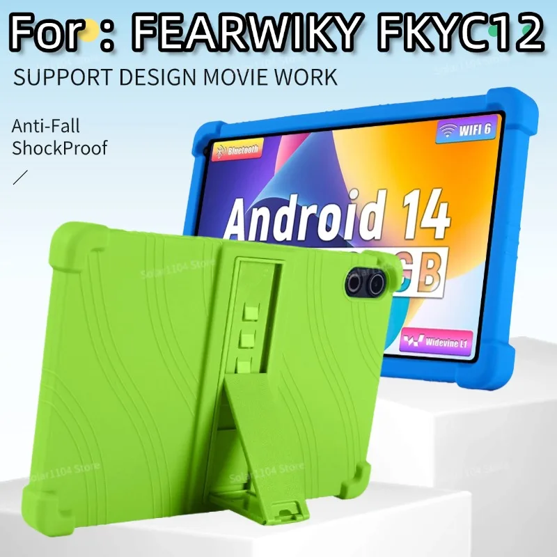 Для FEARWIKY FKYC12 10,36-дюймового планшета Android 14, мягкий силиконовый регулируемый чехол-подставка для детей
Для FEARWIKY FKYC12 10,36-дюймового планшета Android 14, мягкий силиконовый регулируемый чехол-подставка для детей