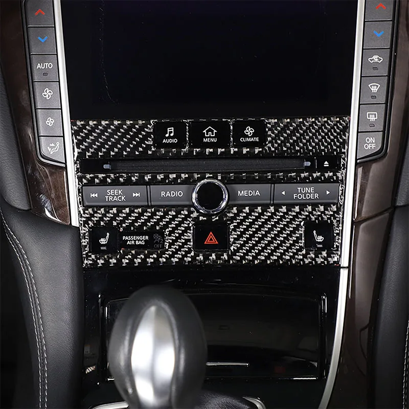 For Infiniti Q50 Q50L 2015-2022 Soft Carbon Fiber Car Central Control CD Panel Cover Trim Sticker Car Accessories
For Infiniti Q50 Q50L 2015-2022 Soft Carbon Fiber Car Central Control CD Panel Cover Trim Sticker Car Accessories