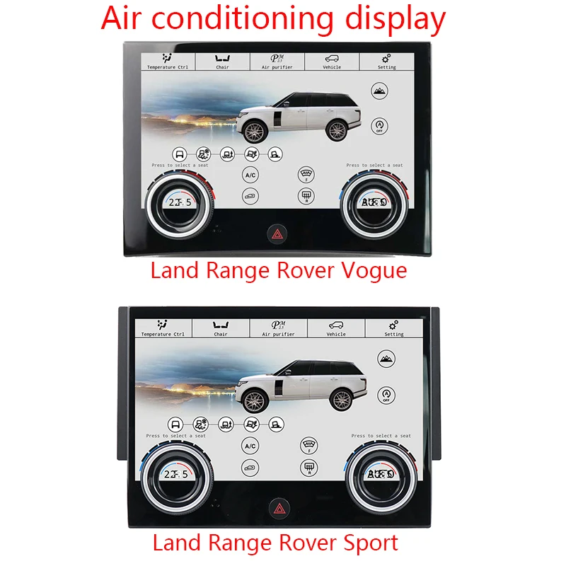 Air Condition Panel 3D Touch Screen for Range Rover Sport L494 Vogue 2013-2017 AC Climate Control Android Original Car Function
Air Condition Panel 3D Touch Screen for Range Rover Sport L494 Vogue 2013-2017 AC Climate Control Android Original Car Function