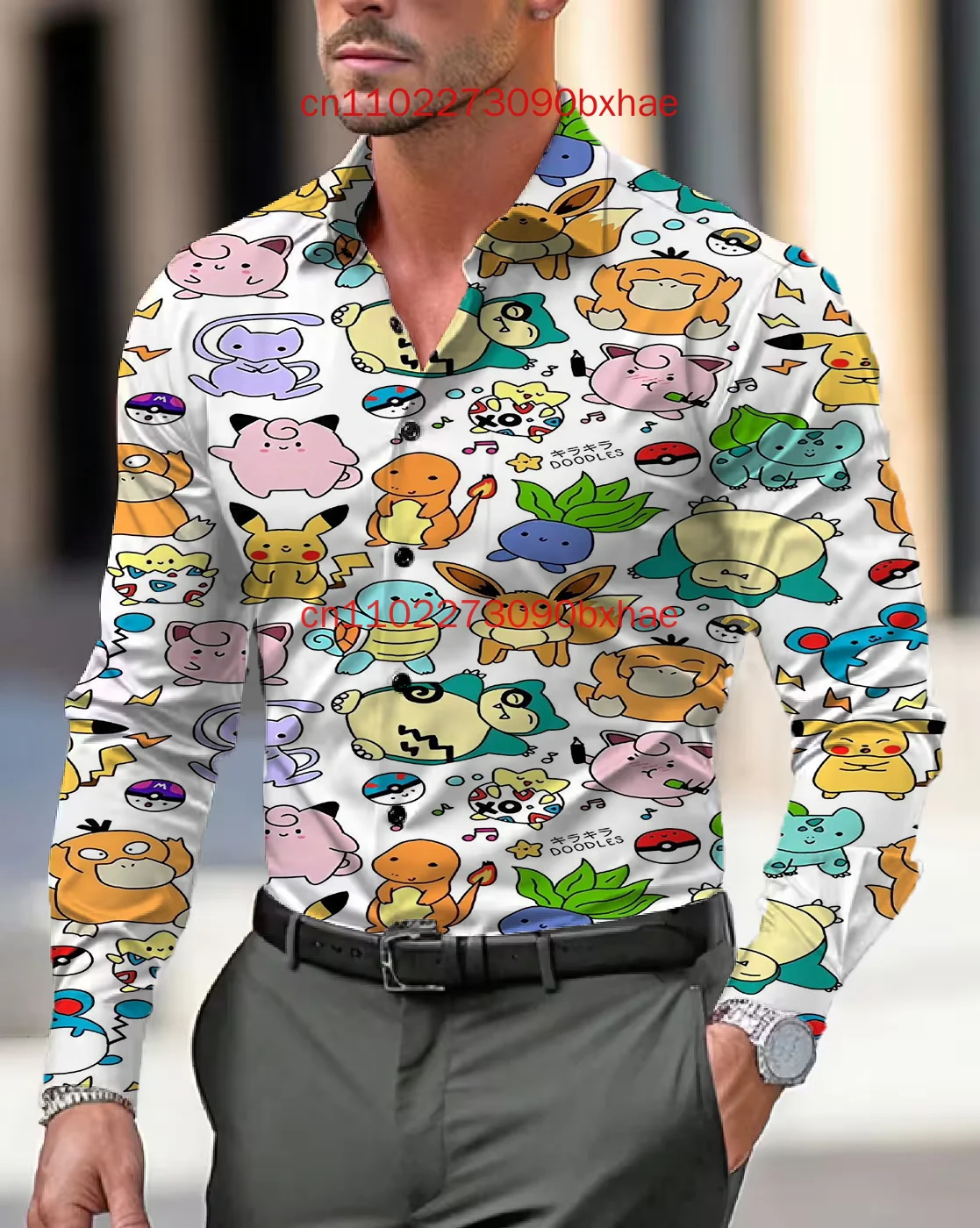 Spring and Autumn New Men's Long Sleeved Shirt 3D Printed Japanese Anime Casual Street Men's Button Up Shirt
Spring and Autumn New Men's Long Sleeved Shirt 3D Printed Japanese Anime Casual Street Men's Button Up Shirt