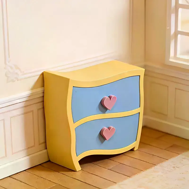 Miniature Bedside Table 1/12 Dollhouse Love Yellow Nightstand Bedside Drawer Cabinet Doll Furniture Decor Micro Scene Model
Miniature Bedside Table 1/12 Dollhouse Love Yellow Nightstand Bedside Drawer Cabinet Doll Furniture Decor Micro Scene Model