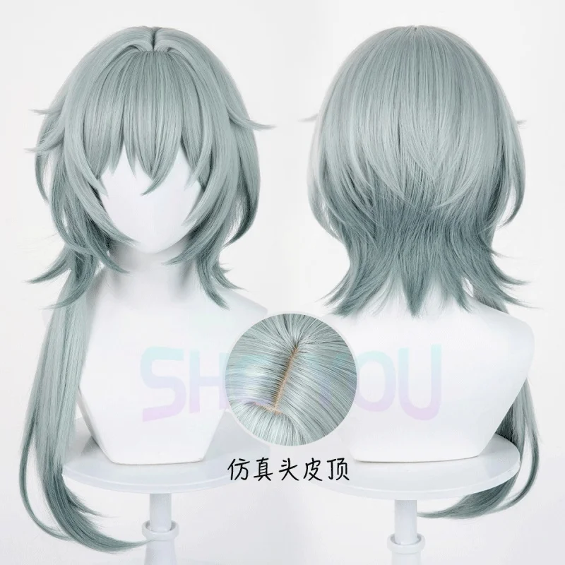HSR Anaxa Cosplay Wig 65cm Gray Green Wigs Anime Cosplay Wig Heat Resistant Synthetic Hair Wigs + Wig Cap
HSR Anaxa Cosplay Wig 65cm Gray Green Wigs Anime Cosplay Wig Heat Resistant Synthetic Hair Wigs + Wig Cap