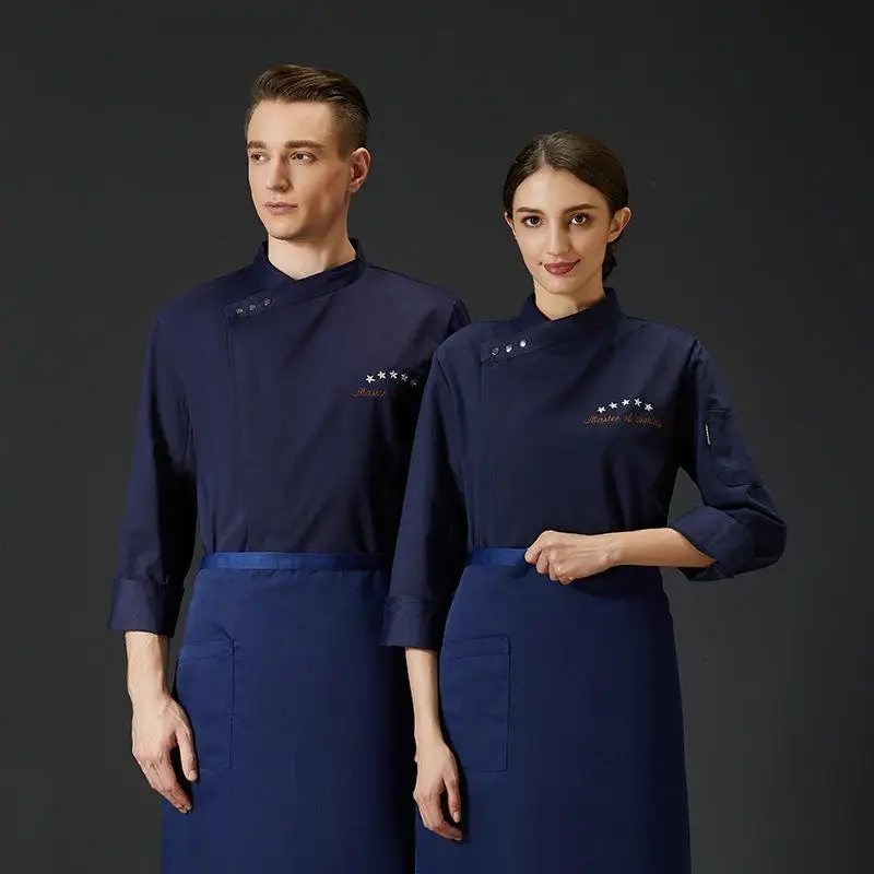 Custom Professional Kitchen Jacket Print Logo Personalized Design Pattern Restaurant Catering Services Work Clothes Cook Coat
Custom Professional Kitchen Jacket Print Logo Personalized Design Pattern Restaurant Catering Services Work Clothes Cook Coat