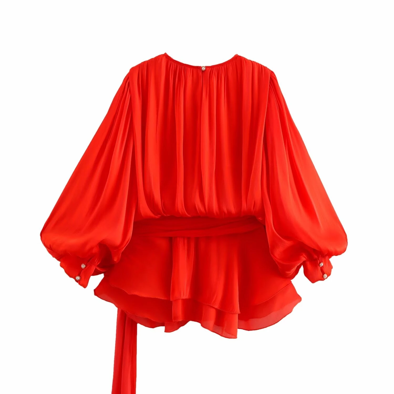 Spring New Women's Dress French Style Bubble Sleeves & Ruffled Hem Crinkle Mini Skirt Female Office Lady Clothing High Quality
Spring New Women's Dress French Style Bubble Sleeves & Ruffled Hem Crinkle Mini Skirt Female Office Lady Clothing High Quality