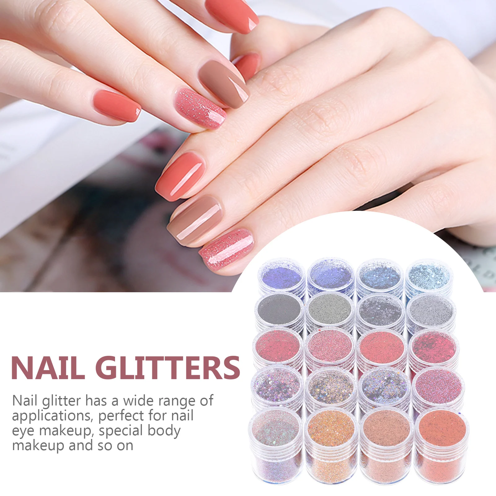 20Pcs Nail Glitter Sequins DIY Nail Art Decor Shiny Manicure Accessories for Special Events Festivals Daily Look
20Pcs Nail Glitter Sequins DIY Nail Art Decor Shiny Manicure Accessories for Special Events Festivals Daily Look