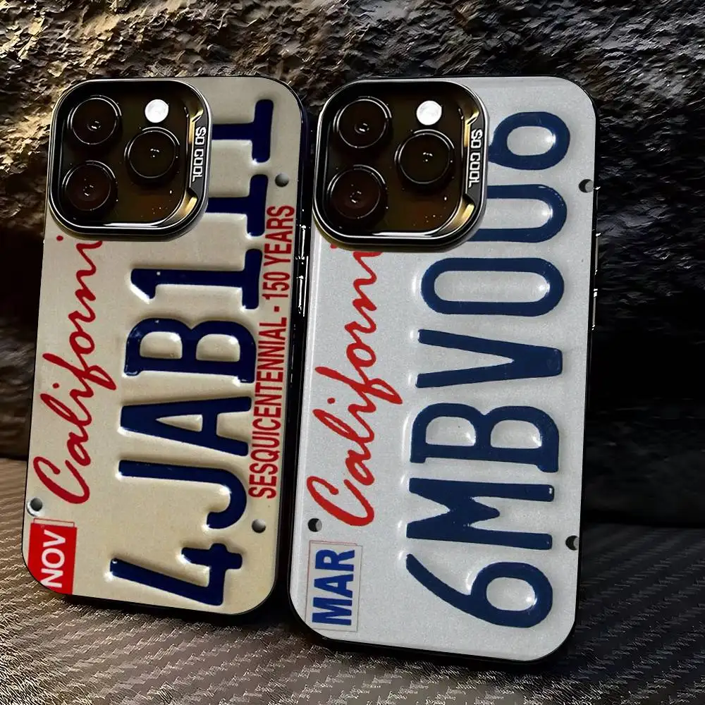 License Plate Phone Case for iPhone 17,16,15,14,13,12,11,Pro,X,Xs,Max,Plus Shockproof Cover
License Plate Phone Case for iPhone 17,16,15,14,13,12,11,Pro,X,Xs,Max,Plus Shockproof Cover