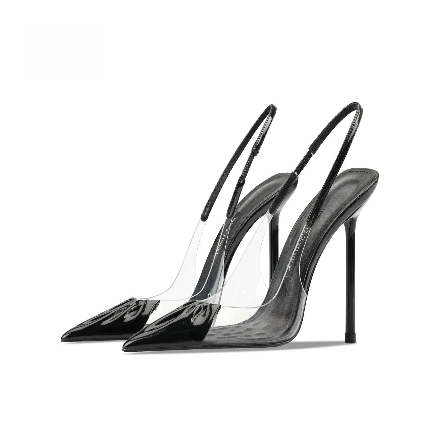 Crumpled Transparent Back Empty Black High-heeled Sandals Women's 2026 New Pointed Thin Heel Light Mouth Fashion Commuter Shoes
Crumpled Transparent Back Empty Black High-heeled Sandals Women's 2026 New Pointed Thin Heel Light Mouth Fashion Commuter Shoes