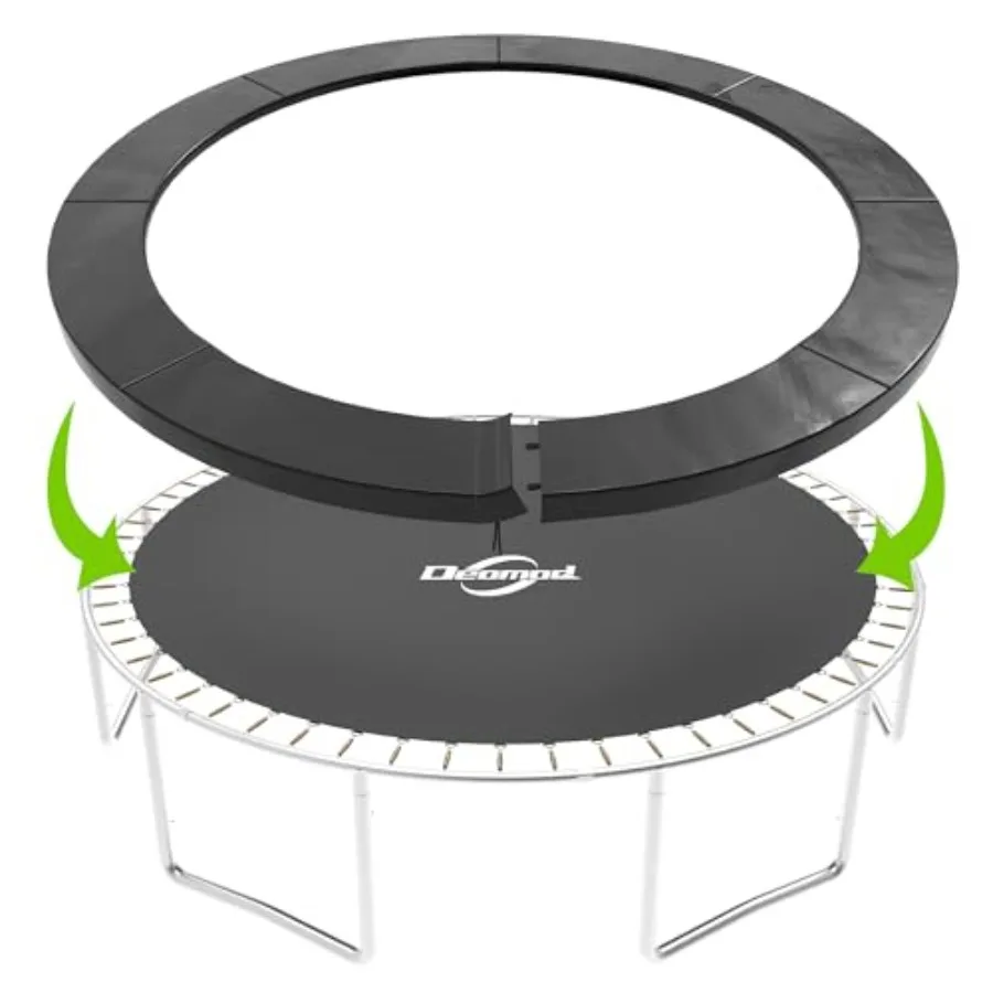 Trampoline Pad for Round Arch Trampolines PVC Material Black Waterproof and Tear Resistant Universal Safety Pad for 10FT 12FT 1
Trampoline Pad for Round Arch Trampolines PVC Material Black Waterproof and Tear Resistant Universal Safety Pad for 10FT 12FT 1