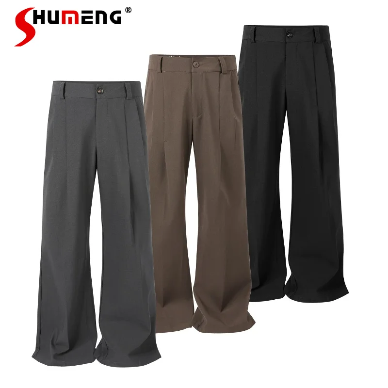 Men's 2026 Summer Light Thin Comfort Solid Color Trousers Fashion Pocket Decoration Simple Handsome Trousers Men's Suit Pants
Men's 2026 Summer Light Thin Comfort Solid Color Trousers Fashion Pocket Decoration Simple Handsome Trousers Men's Suit Pants