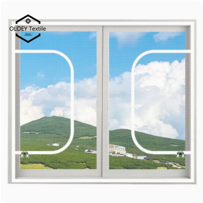 Customizable Household Mosquito Screen, Window Mesh, Self Installed, Simple Sliding Curtain, Window Screen, White New Style
Customizable Household Mosquito Screen, Window Mesh, Self Installed, Simple Sliding Curtain, Window Screen, White New Style