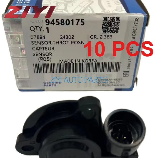 10PCS 17106681 94580175 TPS Throttle Position Sensor For Chevrolet Aveo Cadillac Opel Corsa Meriva Astra GMC 93740914 93740916
10PCS 17106681 94580175 TPS Throttle Position Sensor For Chevrolet Aveo Cadillac Opel Corsa Meriva Astra GMC 93740914 93740916