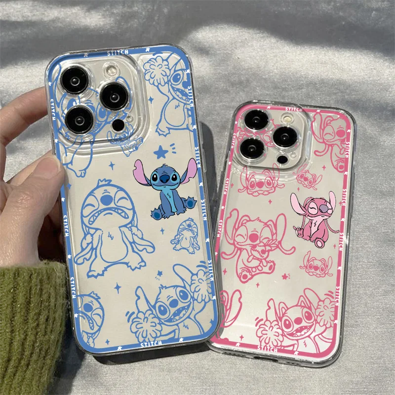 Disney Stitch And Angel Cute Phone Case For Apple iPhone 16 15 14 13 12 11 XS X XR mini Pro Max Plus Transparent Space Cover
Disney Stitch And Angel Cute Phone Case For Apple iPhone 16 15 14 13 12 11 XS X XR mini Pro Max Plus Transparent Space Cover
