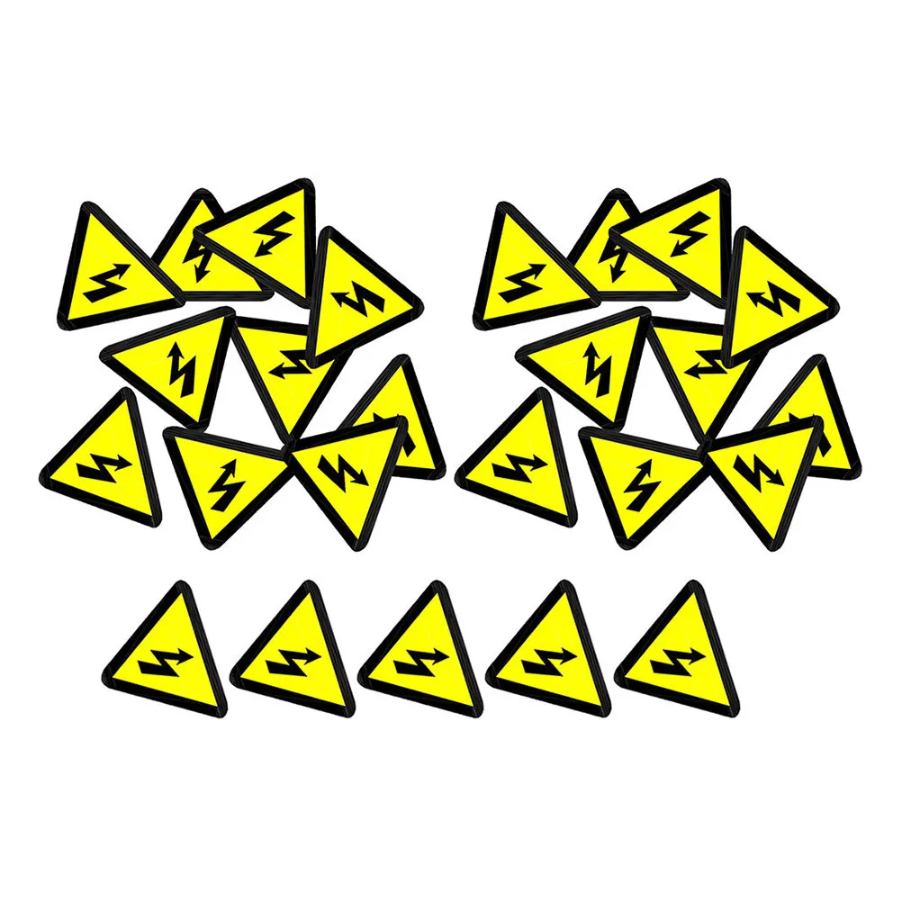 50Pcs Electrical Warning Sticker High Visibility Yellow Triangle High Voltage Sign for Electric Panel Labels Switches Outlets
50Pcs Electrical Warning Sticker High Visibility Yellow Triangle High Voltage Sign for Electric Panel Labels Switches Outlets