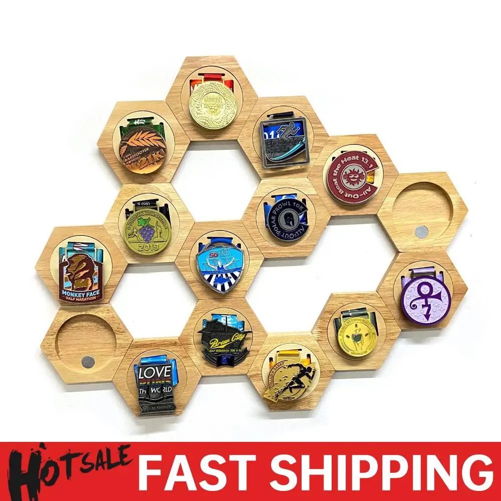 6pcs Medal Display Hanger Rack Creative Decoration Hexagon Honeycomb Medal Storage Holder Case for Sports Events
6pcs Medal Display Hanger Rack Creative Decoration Hexagon Honeycomb Medal Storage Holder Case for Sports Events
