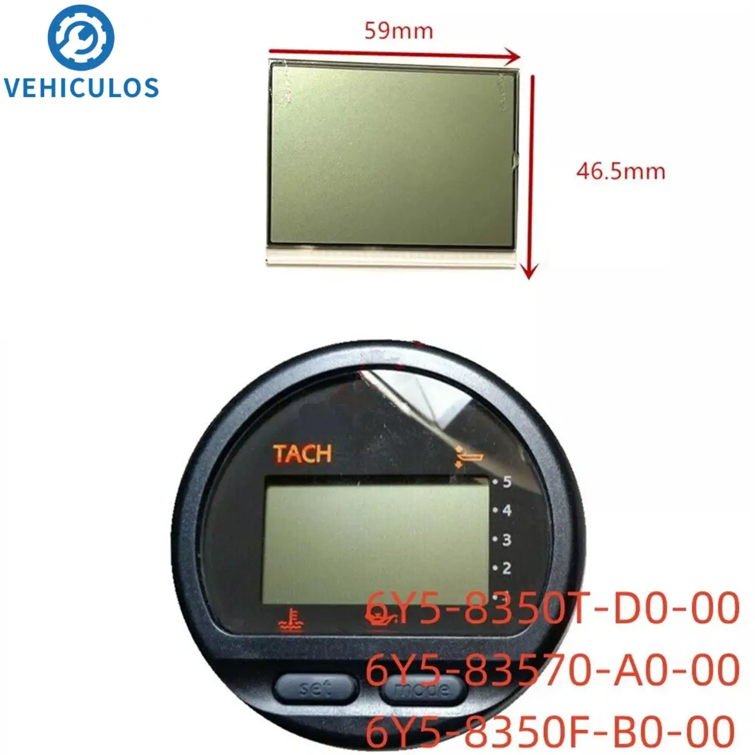 LCD Display 6Y5-8350T-D0-00 For Yamaha Outboard Tachometer Gauge 100% Brand New Speedometer Tachometer Fuel Temp
LCD Display 6Y5-8350T-D0-00 For Yamaha Outboard Tachometer Gauge 100% Brand New Speedometer Tachometer Fuel Temp