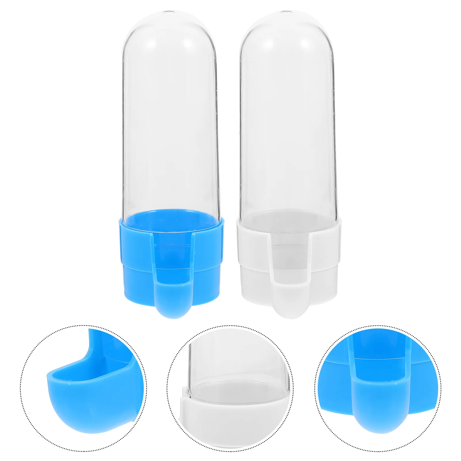 2 Pcs Parrot Cage Bird Drinker Guinea Pig Water Bottle Rabbit Bowl Pvc Fountain Food Container
2 Pcs Parrot Cage Bird Drinker Guinea Pig Water Bottle Rabbit Bowl Pvc Fountain Food Container