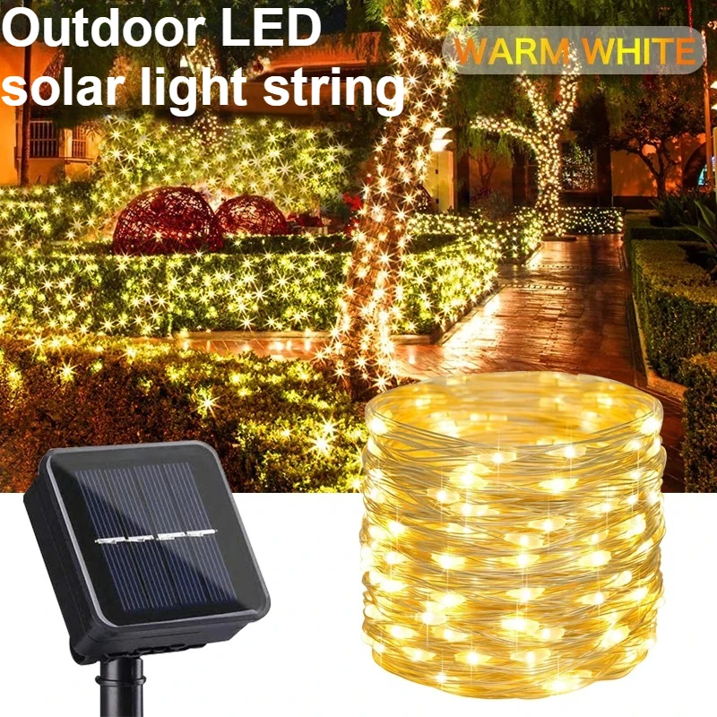 LED Solar Light Outdoor Garden Fairy String Light Led Twinkle Waterproof Lamp for Christmas Patio Tree Party 7M/12M/22M/32M
LED Solar Light Outdoor Garden Fairy String Light Led Twinkle Waterproof Lamp for Christmas Patio Tree Party 7M/12M/22M/32M