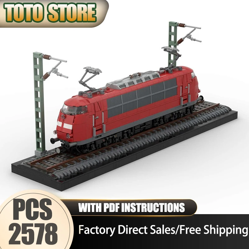 Railway Train Model Moc Building Blocks Modular BR103 (tan/dark-red )Model Technology Brick Assembly Construction Toy Gits
Railway Train Model Moc Building Blocks Modular BR103 (tan/dark-red )Model Technology Brick Assembly Construction Toy Gits