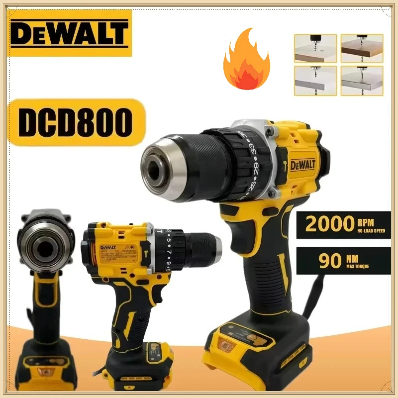 Аккумуляторная ударная дрель Dewalt DCD800, 2000 об/мин, 1/2 дюйма, бесщеточный электрический шуруповерт, литиевый, для инструментов Dewalt
Аккумуляторная ударная дрель Dewalt DCD800, 2000 об/мин, 1/2 дюйма, бесщеточный электрический шуруповерт, литиевый, для инструментов Dewalt