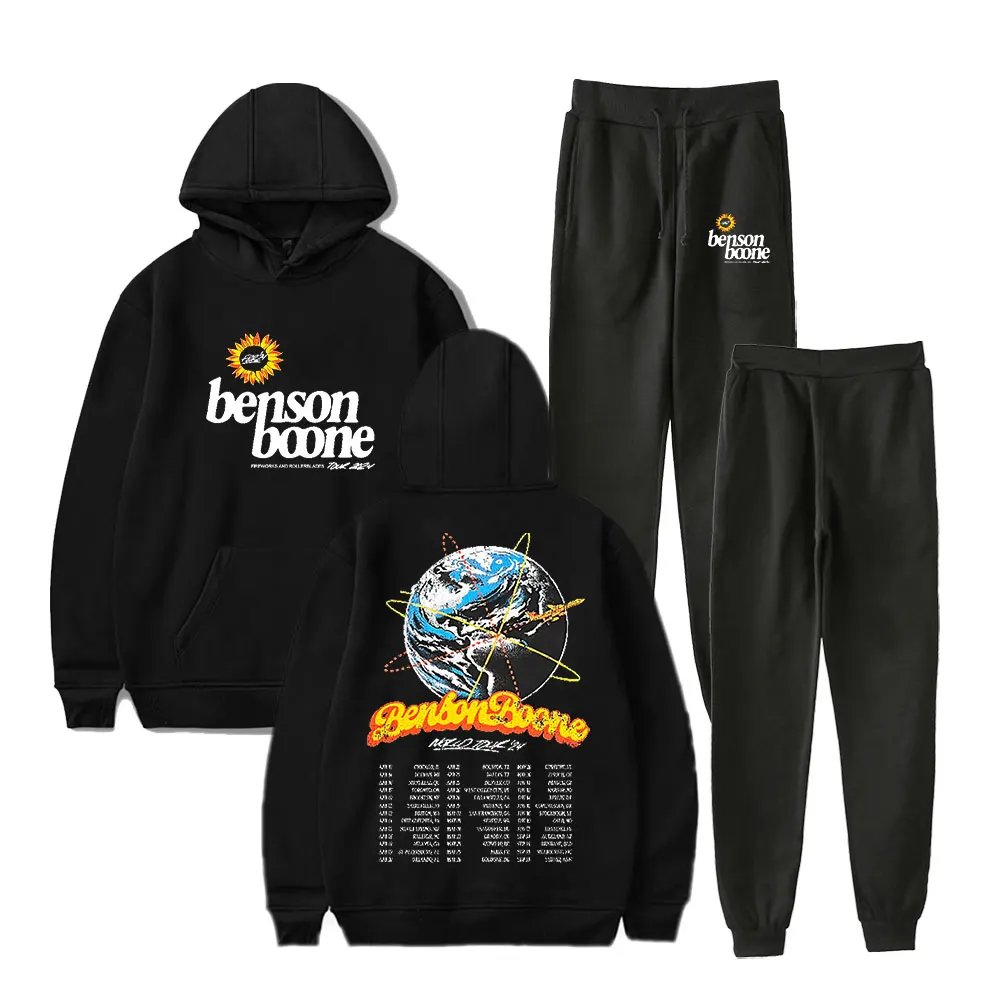 Benson Boone World Tour Hoodie Suit Man/Woman Hip Hop Pocket Drawstring Hoodie Streetwear 2 Pieces Sets Fashion Clothes
Benson Boone World Tour Hoodie Suit Man/Woman Hip Hop Pocket Drawstring Hoodie Streetwear 2 Pieces Sets Fashion Clothes