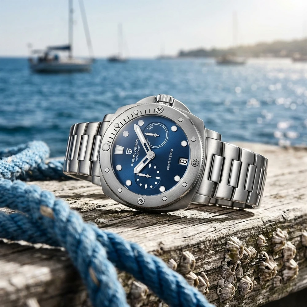 PAGANI DESIGN 2025 Diving Machinery Automatic Men's Watch Stainless Steel Luminous Sapphire Glass Outdoor Sports watches for man
PAGANI DESIGN 2025 Diving Machinery Automatic Men's Watch Stainless Steel Luminous Sapphire Glass Outdoor Sports watches for man