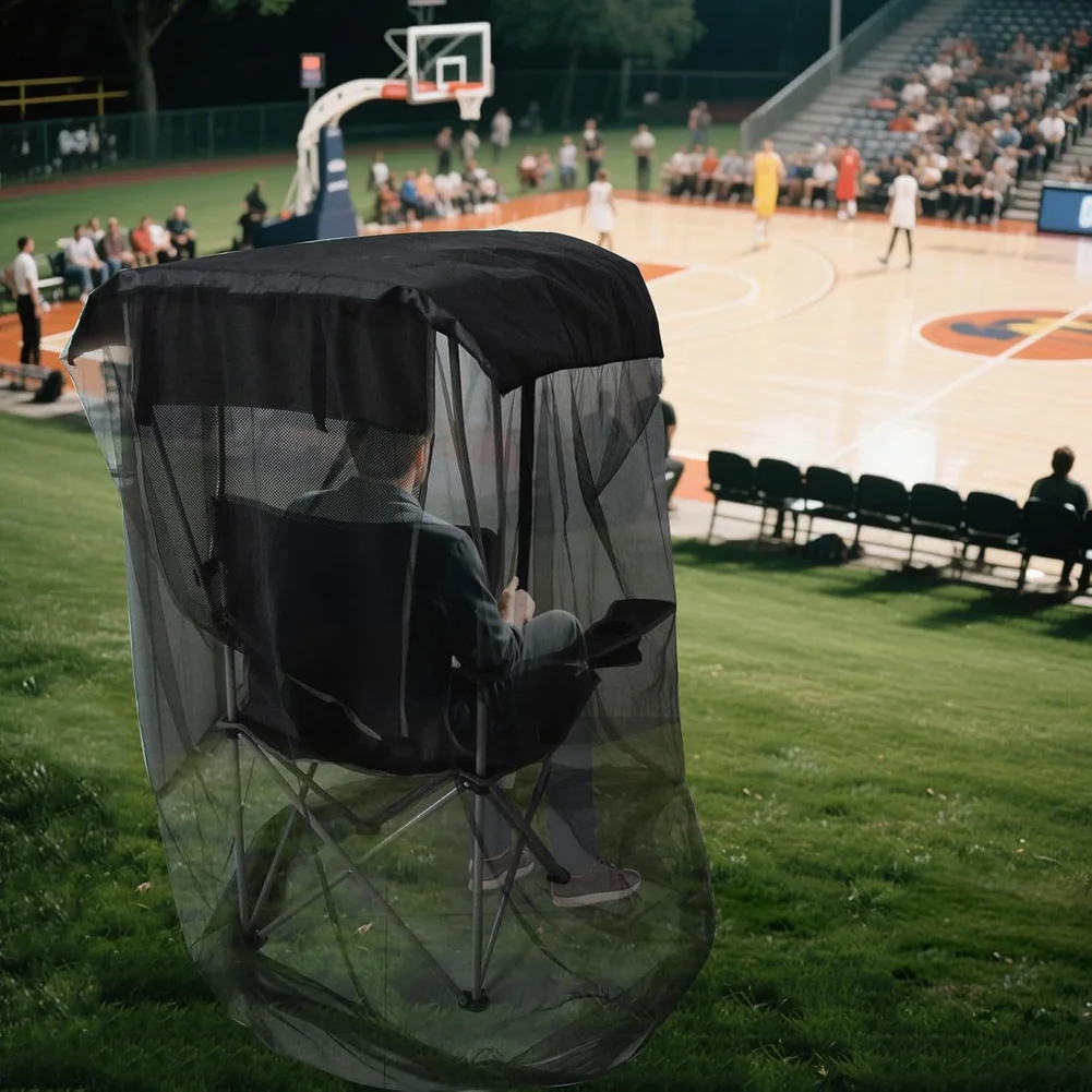 Outdoor Chair Mesh Net Cover Waterproof Canopy with Dual Zips for Fishing Camping Patios Gardens Riverbanks 160x82x89 cm
Outdoor Chair Mesh Net Cover Waterproof Canopy with Dual Zips for Fishing Camping Patios Gardens Riverbanks 160x82x89 cm