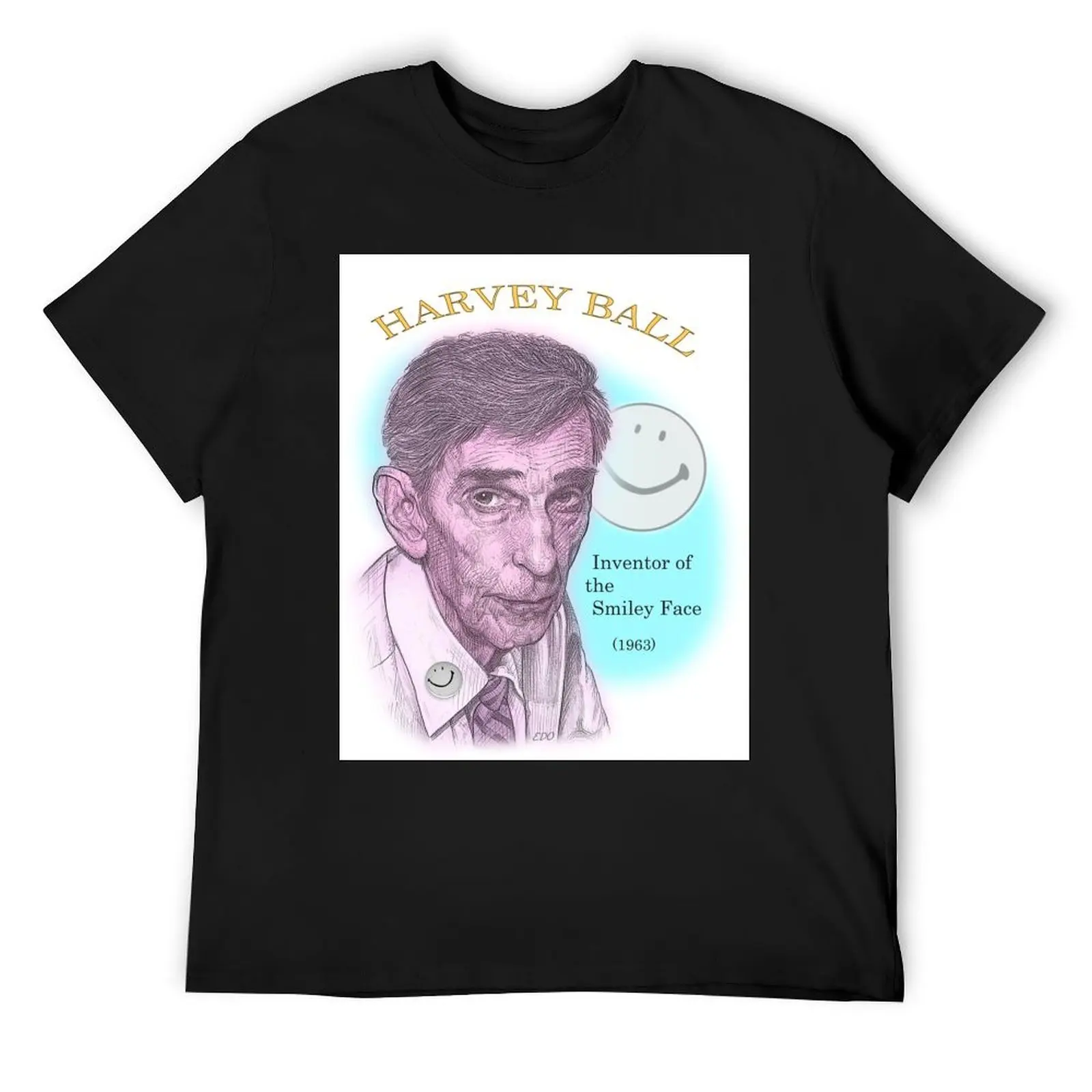 Harvey Ball, Inventor of the Smiley Face T-Shirt 
Harvey Ball, Inventor of the Smiley Face T-Shirt