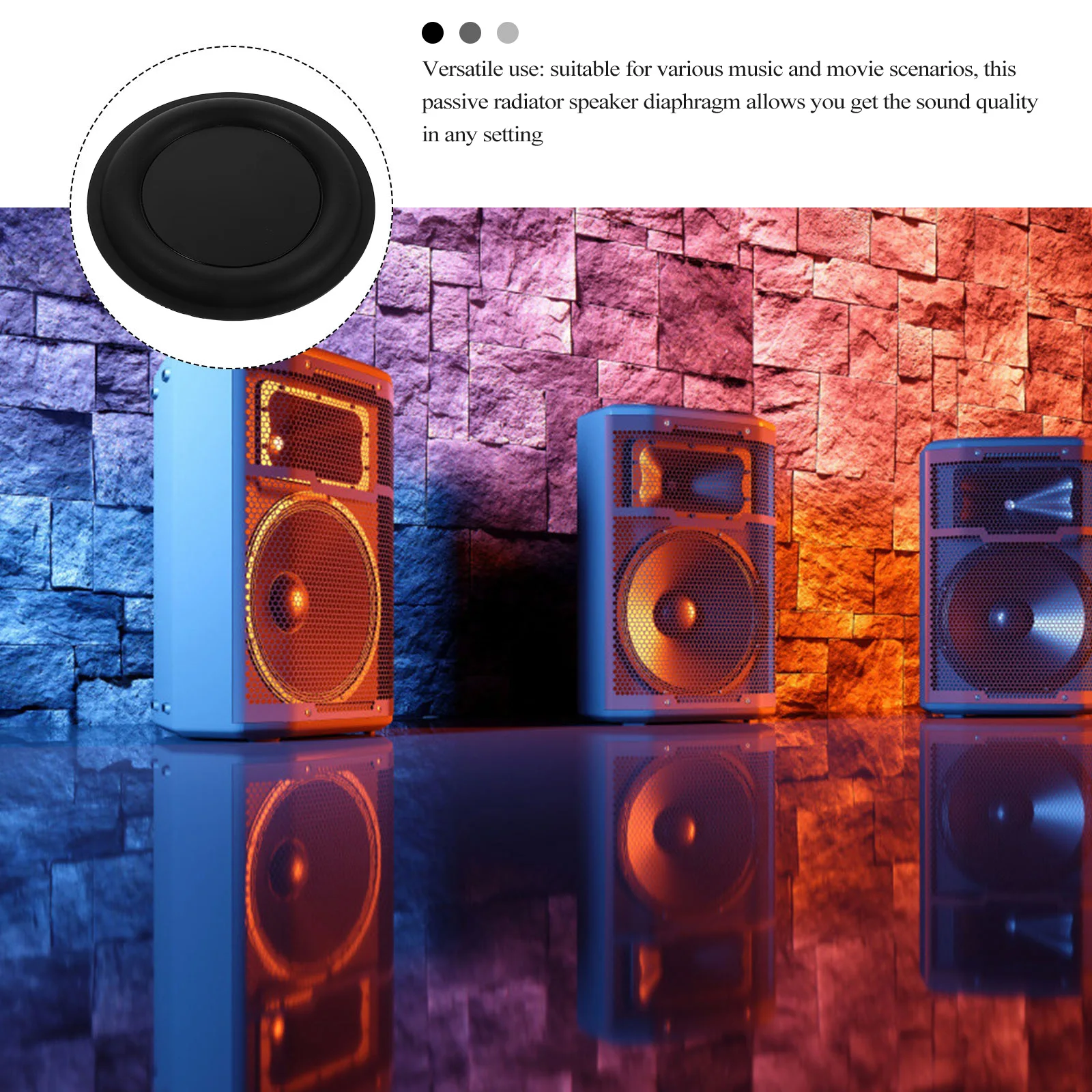 6.5 Inch Bass Subwoofer Diaphragm Plate Speaker Membrane Low Frequency Vibration Car Accessory Bass Speaker Plate Passive
6.5 Inch Bass Subwoofer Diaphragm Plate Speaker Membrane Low Frequency Vibration Car Accessory Bass Speaker Plate Passive