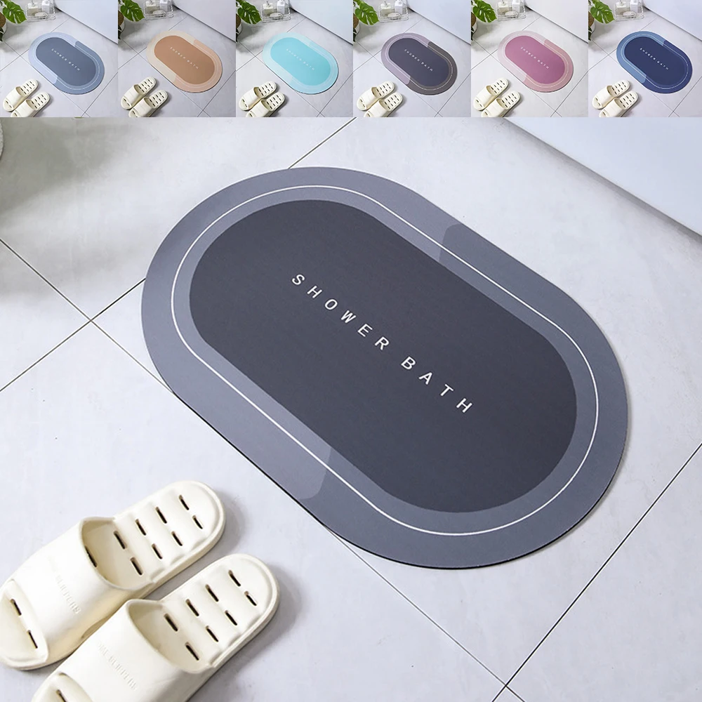 Washroom Doorway Non-slip Water-absorbent Quick-drying Foot Mats Shower Pad Toilet Bathtub Carpet Kitchen Entrance Doormats
Washroom Doorway Non-slip Water-absorbent Quick-drying Foot Mats Shower Pad Toilet Bathtub Carpet Kitchen Entrance Doormats